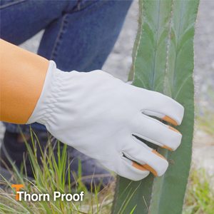 <span class=keywords><strong>Gants</strong></span> de jardinage en cuir de vachette et microfibre anti-épines et antidérapants <span class=keywords><strong>pour</strong></span> la taille des <span class=keywords><strong>rosiers</strong></span> et les travaux de jardinage - Product Image 4