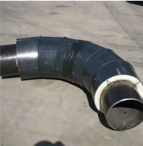 Tiêu thụ năng lượng thấp đường dài Ống cách nhiệt đúc sẵn khuỷu tay sưởi ấm Thép Áo khoác hơi nước chôn trực tiếp đường ống - Product Image 4