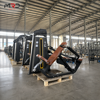 Machine de presse à épaules assise réglable à charge par poulie pour l'entraînement des deltoïdes, équipement de fitness en acier durable