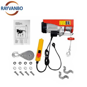 รอกไฟฟ้าขนาดเล็ก200กก. 300กก. 500กก. เชือกลวด PA 110V 220V สภาพใหม่ยกโลหะรอกมอเตอร์ตลับลูกปืนเกียร์ - Product Image 1