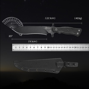 OP7-01มีดพกพาสแตนเลสมีดต่อสู้พร้อมที่จับ G10ปรับแต่งได้แบบ DIY สำหรับใช้ในอุตสาหกรรม - Product Image 6