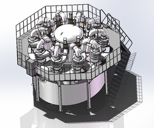Goldbergbau-Zyklon mit Druckzufuhr Erzabscheidungs-Kernkomponenten Einschließlich Motor Getriebe Lager SPS - Product Image 3