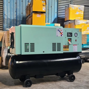 Kalors risparmio energetico 7.5kw 11kw 15hp tutto In uno silenzioso 15kw industriale compressore d'aria a vite per sistema di aria con serbatoio essiccatore aria - Product Image 6