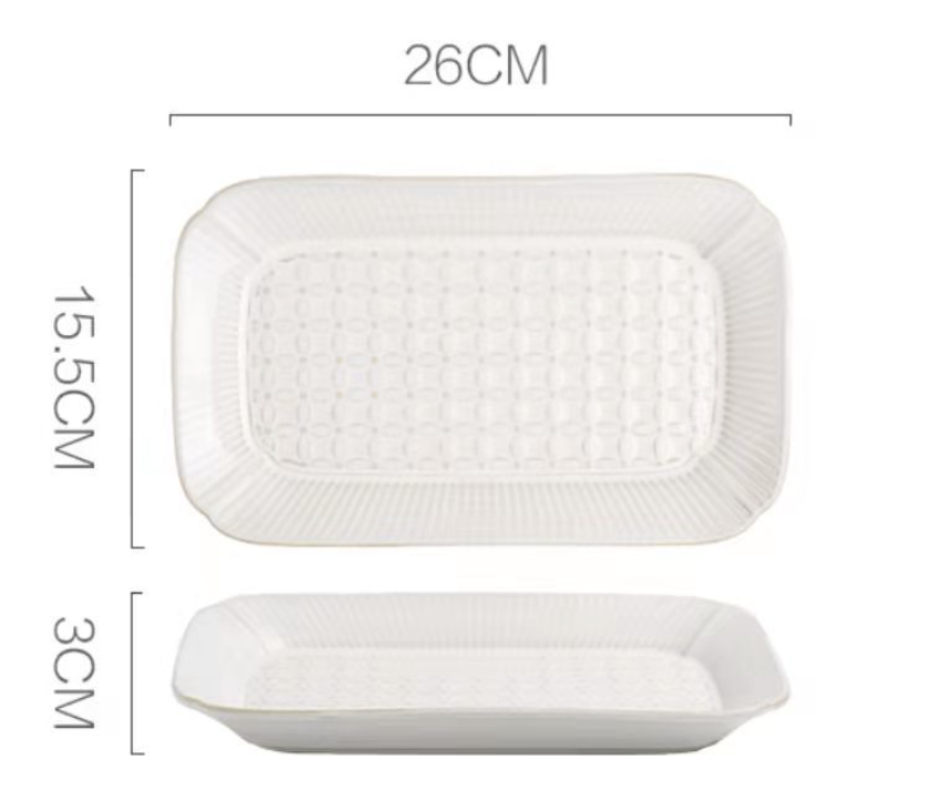 rectangle dish