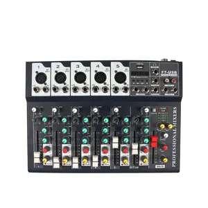 mejor consola de audio Suppliers-2019 mejor mezclador de audio marcas x32 consola con usb mp3