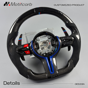 Volant personnalisé en fibre de carbone avec éclairage LED intelligent pour BMW M330i M440i F10 F30 X3 X5 F15 F16 F18 M2 M3 M4 2010-2018 - Product Image 3