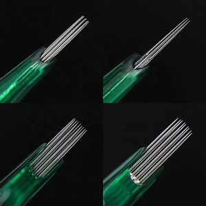 Cartuchos de <span class=keywords><strong>aguja</strong></span> de tatuaje de membrana suave LBB verde OEM <span class=keywords><strong>aguja</strong></span> de tatuaje de arte corporal desechable para maquillaje permanente - Product Image 6