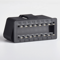 Connecteur mâle OBDII OBD2 J1962 16 broches avec boîtier, outil de diagnostic