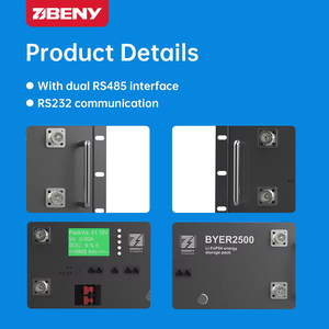 BENY 2.66Kwh <span class=keywords><strong>52ah</strong></span> 51.2v Lithium batterie de stockage d'énergie montage en rack ESS système de batterie de stockage d'énergie solaire - Product Image 4