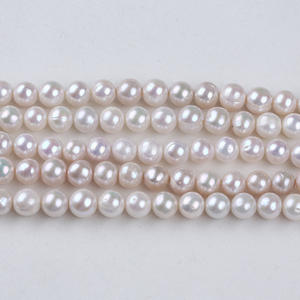 Zhuji Promotion 10-12mm Natural Freshwater <b>Pearl</b> DIY Necklace Bracelet Material Edison Round White <b>Loose</b> <b>Pearls</b> - Product Image 2