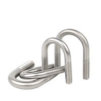 Pince à boulon en U en acier inoxydable 304 316 Type carré plat pour tube de tuyau