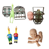 Moule en cuivre électroformé nickelé pour jouets, prix usine, pour poupée en vinyle moulée par rotation