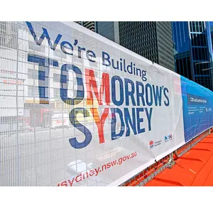 advertising fence large mesh banner signs custom printing fence banner mesh