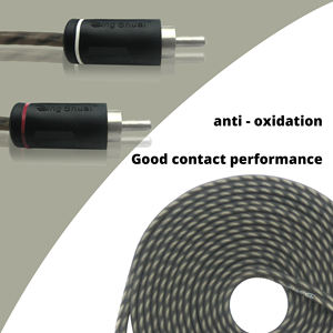 Câble audio-vidéo RCA de haute qualité <span class=keywords><strong>Alpine</strong></span> 5m pour autoradio, <span class=keywords><strong>caisson</strong></span> de basses, lecteur DVD Carrozzeria, haut-parleur - VQA Paramedios - Product Image 3