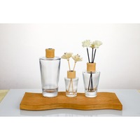 Diffuseurs d'arômes en verre pour voiture et maison, 200 ml et 500 ml, avec bouchon à vis, pour huiles essentielles et bâtonnets diffuseurs