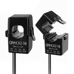 Sensore di Corrente a Nucleo Diviso 2.5V 2V 1.65V 0.625V QNHCK2-16 10A 20A 50A 100A DC Trasduttore di Corrente a Effetto Hall Trasformatore a Pinza CT - Product Image 1