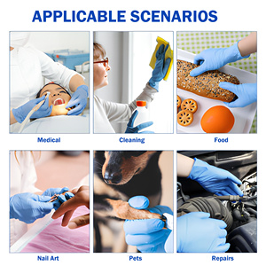Gants en <span class=keywords><strong>nitrile</strong></span> jetables Texnet S/M/<span class=keywords><strong>L</strong></span>/XL, imperméables, antidérapants, résistants à <span class=keywords><strong>l</strong></span>'huile, <span class=keywords><strong>l</strong></span>égers, respirants, pour la cuisine, médicaux, certifiés CE - Product Image 5