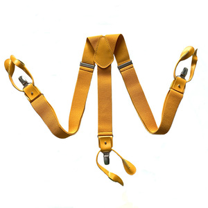 Diseño personalizado de color amarillo estilo Y <span class=keywords><strong>camisa</strong></span> de los hombres liguero soporte de cuero genuino <span class=keywords><strong>para</strong></span> la <span class=keywords><strong>camisa</strong></span> de los hombres - Product Image 1