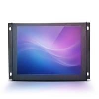 8 İnç Metal Kasa IPS Monitör 4:3 1024*768 Geniş Görüş Açısı 178 °   HDMI VGA BNC AV VESA 75*75mm Kapasitif Dokunmatik İsteğe Bağlı