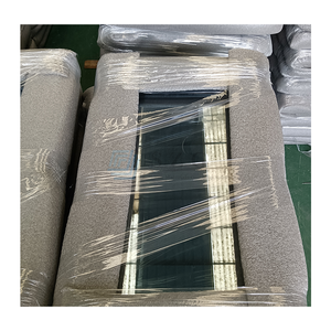 Fenêtre coulissante à <span class=keywords><strong>double</strong></span> <span class=keywords><strong>vitrage</strong></span> noire en verre profilé en alliage d'aluminium insonorisé de conception de <span class=keywords><strong>prix</strong></span> bon marché de norme australienne - Product Image 6