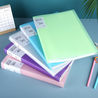Carpeta de Archivos Multicapa A4, 40 Hojas, Carpeta Transparente Impermeable de PP, Bolsa para Documentos, Material de Oficina