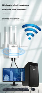 Repetidor <span class=keywords><strong>Wifi</strong></span> de 300Mbps, 2,4 Ghz, <span class=keywords><strong>amplificador</strong></span> <span class=keywords><strong>WiFi</strong></span> doméstico, compatible con conectar dispositivos de red domésticos, modo repetidor AP, dispositivo de refuerzo de red - Product Image 3