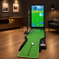 Simulador de Golf Inteligente para Interiores, Máquina de Juego de Putting para Uso Doméstico y Comercial, Venta Directa de Fábrica