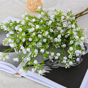 Flor Artificial de Aliento de Bebé Blanca de 70cm, Decoración para el Hogar, Accesorios para Exteriores - Product Image 1