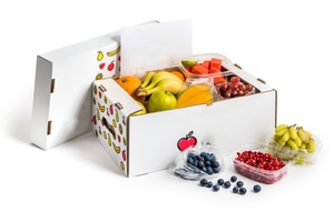 Tùy Chỉnh Nặng Sóng Trái Cây Hộp Các Tông Carton Cherry Orange Apple Chanh Xoài Chuối Rau Trái Cây Bao Bì Hộp Giấy - Product Image 5