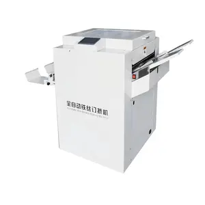 OEM Factory Books Collator Calendar Making Double Heads Book Wire Saddle Stitching Binding Machine For Sale Booklet Maker