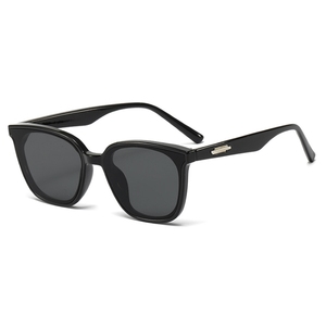 2023 wholesale promotional recycled plastic square lentes de sol women men black shades sun glasses sunglasses