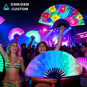 अनुकूलित Uv हाथ के फोल्डिंग प्रशंसकों के बड़े बांस के हाथ में छुट्टी उपहार समुद्र तट पर शादी के क्लैक फोल्डिंग हैंड पोर्टेबल प्रशंसकों - Product Image 6