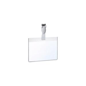 DURABLE - 8143-19 Titular de nombre con clip, 90x60mm (paquete múltiple)-EAN 4005546805665 INSIGNAS DE NOMBRE CON SUJECIÓN - Product Image 1