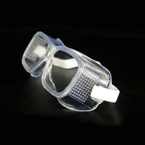 Offre Spéciale à la mode anti-buée lunettes de sport confortable bande élastique PC blanc lunettes de sécurité en plastique pour hommes Protection des yeux - Product Image 4