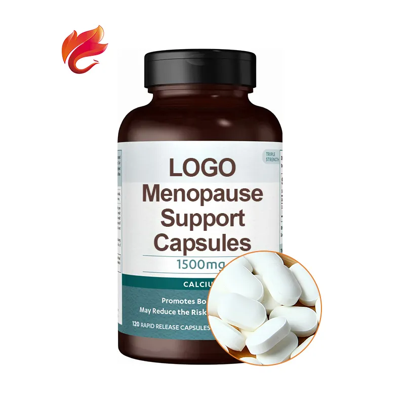 Productos para el cuidado de la salud, etiquetas privadas, cápsulas de soporte para la menopausia