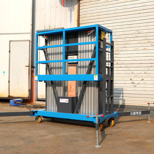 हाइड्रोलिक सिंगल और डुअल मास्ट एल्यूमीनियम प्लेटफॉर्म लिफ्ट मोबाइल कर्मियों लिफ्ट टेबल - Product Image 6