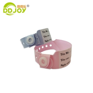 Polsino per bambini in PVC impermeabile, braccialetto per adulti in morbido vinile, braccialetto identificativo per madre e bambino - Product Image 5