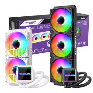 Tản nhiệt CPU AIO LOVINGCOOL độc đáo mới 280W TDP, tản nhiệt nước 360mm, quạt ARGB PWM, làm mát bằng nước cho <span class=keywords><strong>case</strong></span> máy tính, hiệu ứng gương vô cực - Product Image 6