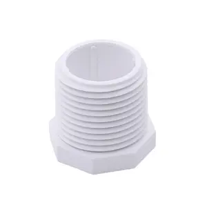 Strength pvc pipe fitting mould maker high pressure plug with nipple male adapter plastic tubes