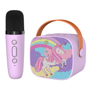 Cầm tay <span class=keywords><strong>Mini</strong></span> <span class=keywords><strong>Bluetooth</strong></span> Karaoke loa với mics và loa siêu trầm xách tay không dây bass Đối với trang chủ bên giải trí sử dụng - Product Image 1