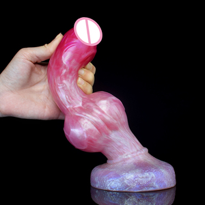 OEM ODM Big <span class=keywords><strong>Animal</strong></span> Dildo Dog Knot Dildo Anal Plug Ventosa en forma de consolador para las mujeres - Product Image 6