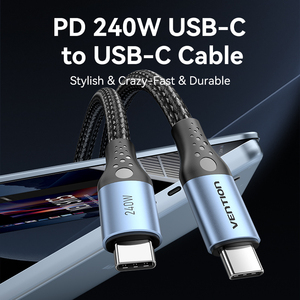 Cavo USB 2.0 <span class=keywords><strong>C</strong></span> a <span class=keywords><strong>C</strong></span> Vention 5A 100W, Cavo USB-<span class=keywords><strong>C</strong></span> Veloce per Telefono - Product Image 3