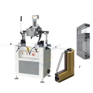 Máquina de enrutamiento de perfiles de aluminio Cnc 3, máquina de fabricación automática de brocas para puertas y ventanas