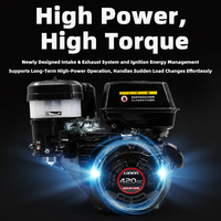 Moteur à essence robuste G420F, résistant aux hautes températures, idéal pour le travail en milieu désertique, pour compacteur de plaques et pompe à eau, fonctionnement 24h/24