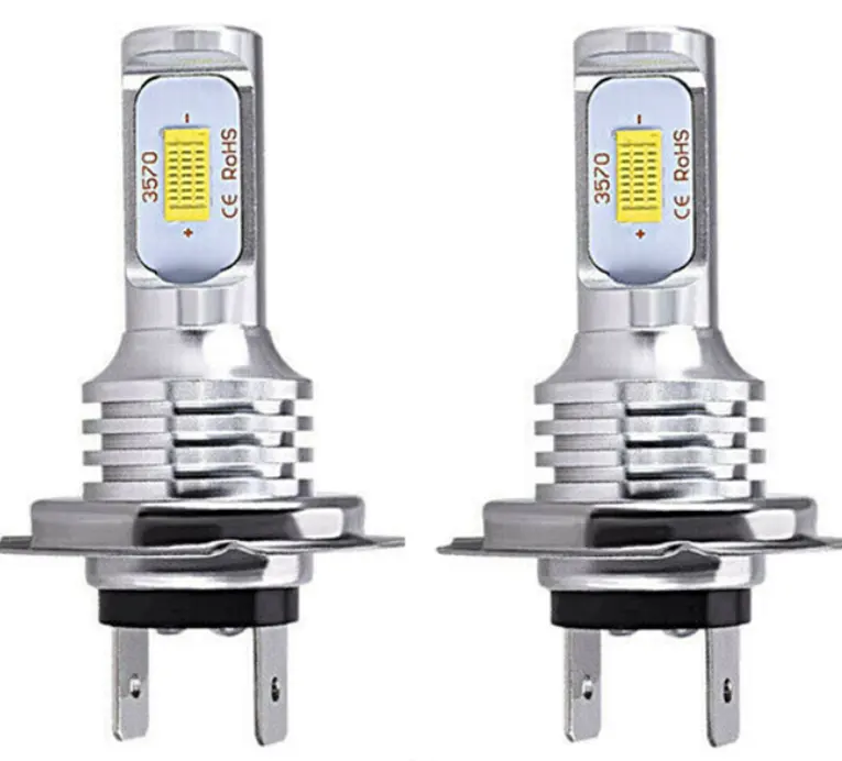 H7 LED Scheinwerfer lampen Kit Hoch-oder Abblendlicht 55W 8000LM Super Bright 6000K Weiß Auto lichter Zubehör