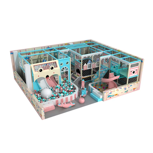 Nannan Ensemble d'équipement de jeu intérieur en plastique pour la maison <span class=keywords><strong>Piscine</strong></span> à balles pour enfants avec <span class=keywords><strong>toboggan</strong></span> Aire de jeux pour enfants - Product Image 1