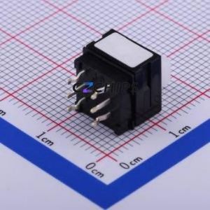 SPPH140400 <b>Push</b> <b>Button</b> <b>Switch</b> Through hole Component (THT) <b>Switch</b> Self-Locking Square Plunger Through Hole 100mA - Product Image 1