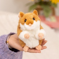 Vente en gros d'usine, jouets en peluche hamster mignons en coton PP super doux de 5 pouces, jouets anti-stress, cadeaux d'anniversaire pour enfants