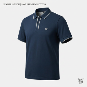 <span class=keywords><strong>Polo</strong></span> en coton de luxe Raidy Boer 11yr Gold Supplier pour homme, détails modernes en caoutchouc sans couture, style décontracté chic pour le travail. - Product Image 1