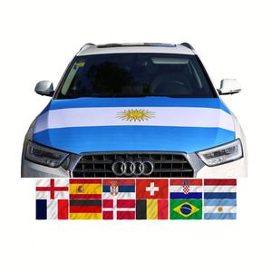 Juego de Fundas para Capó de Coche con Logotipo Personalizado al por Mayor, de Poliéster Tejido Elástico e Impermeable, con Diseño de Fútbol - Product Image 3